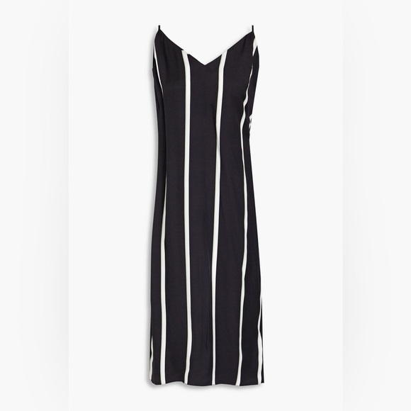 Equipment - NWT Aita Striped Satin Silk Blend Slip Dress - Picture 3 of 11